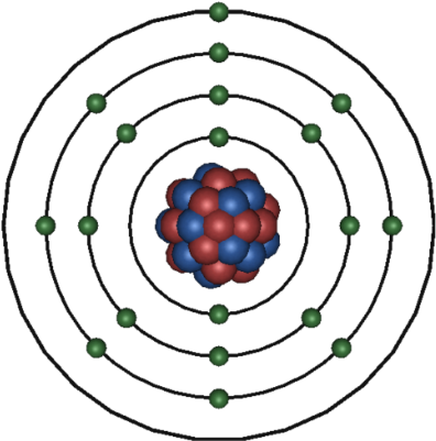 Transparent Atom Potassium Image Library - Potassium 3d Model Project (420x427)