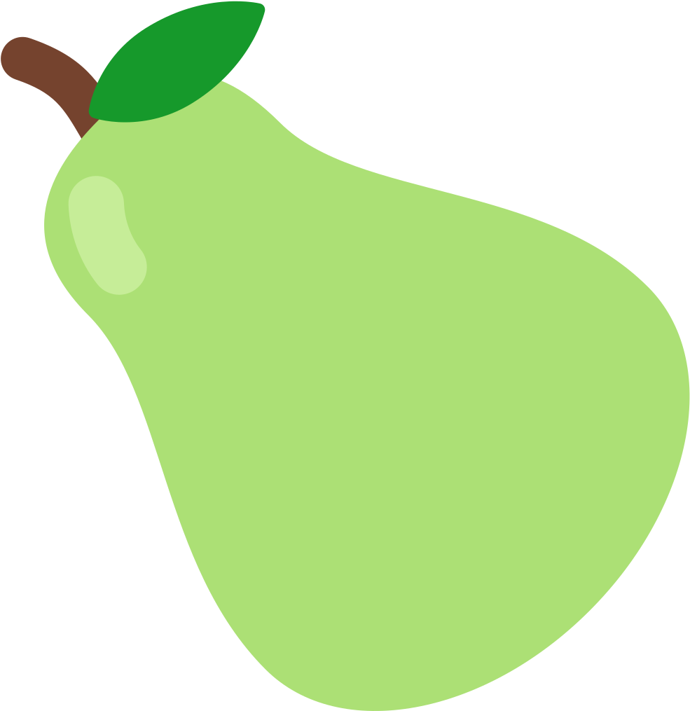 File - Fxemoji U1f350 - Svg - Pear Emoji Facebook (1024x1024)