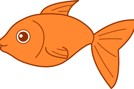 Graphic Black And White Download Download Wallpaper - Fish Clipart (450x300)