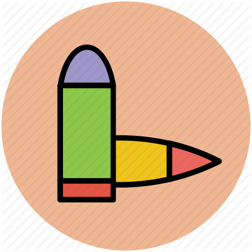 Bullets Clipart Cartridge - Circle (512x512)