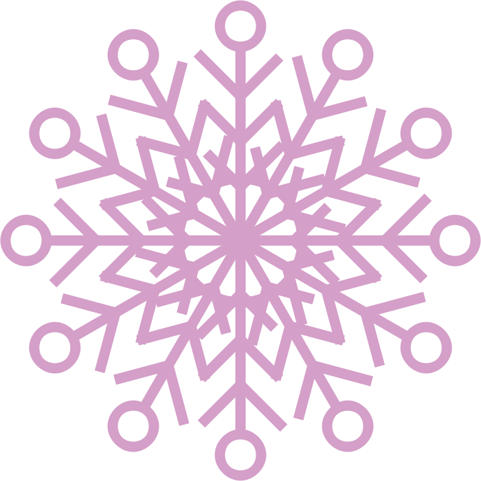 Snowflake Clip Art Royalty Free Stock - Pink Snowflake (700x700)