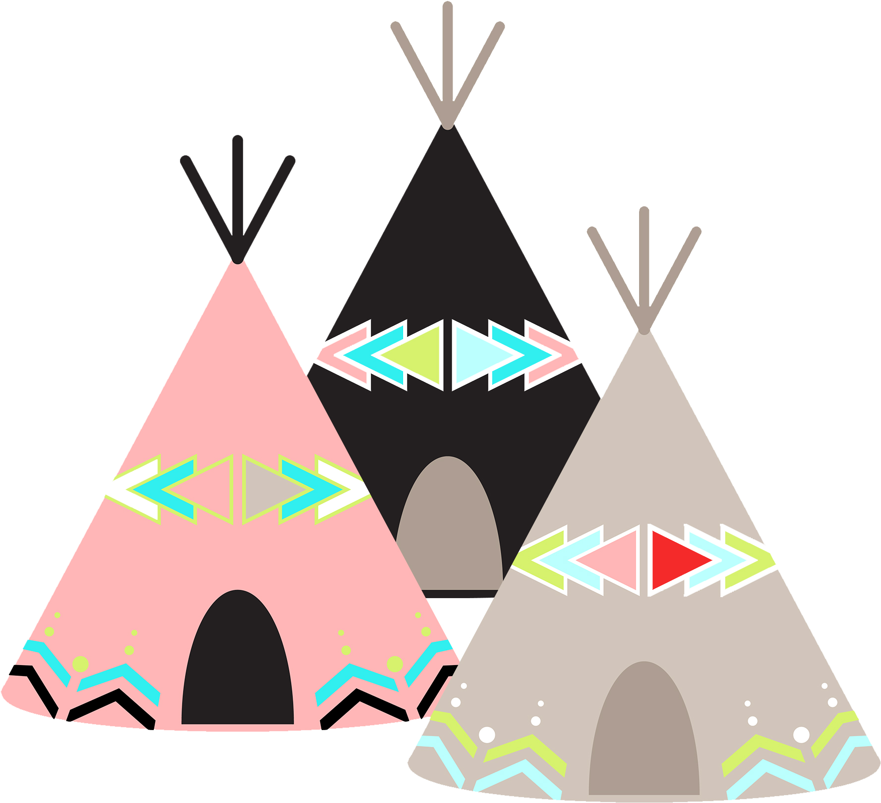 Under The Teepee Sleepover, Sleepover Party - Sleepover Tent Clipart (1776x1774)