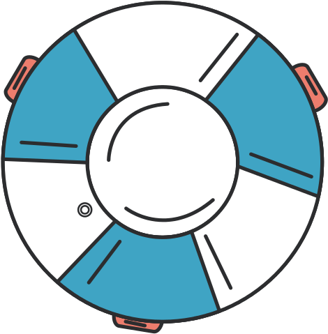 Float Lifeguard Isolated Icon - Here Comes The Sun Beatles Paintings (550x550)