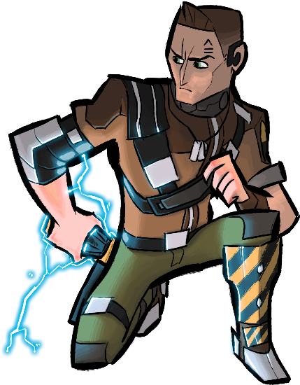 From Barrel To Bottle On Twitter - Borderlands 2 Axton Fan Art (500x600)
