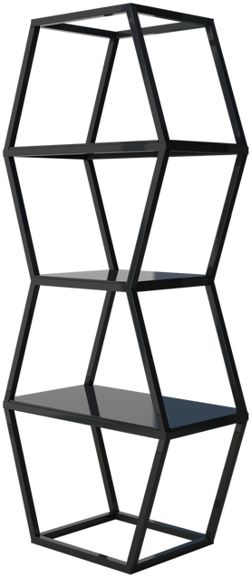 Jack Modern Etagere Bookshelf - Modern Etagere (385x659)