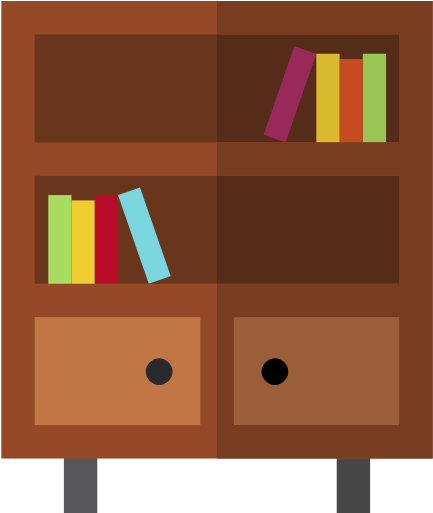 Clipart At Getdrawings Com - Bookcase Icon Png Vector (512x512)