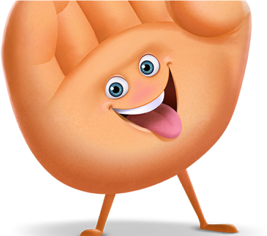 Hand Emoji Clipart Surfer - Mano De Emoji La Pelicula (640x480)