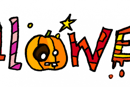 Halloween Word Clipart - Halloween Word Png (450x300)