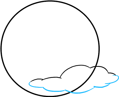 How To Draw Moon - Circle (680x678)