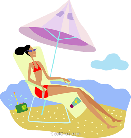 Beach Scenes Royalty Free Vector Clip Art Illustration - Synonyms Clipart (459x480)