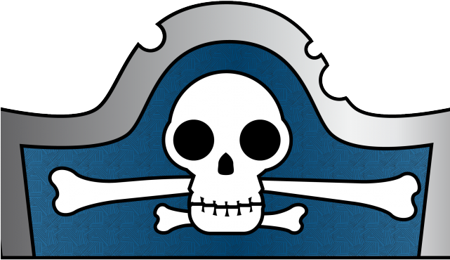 Eye Patch Clipart - Captain Logo Template (640x480)