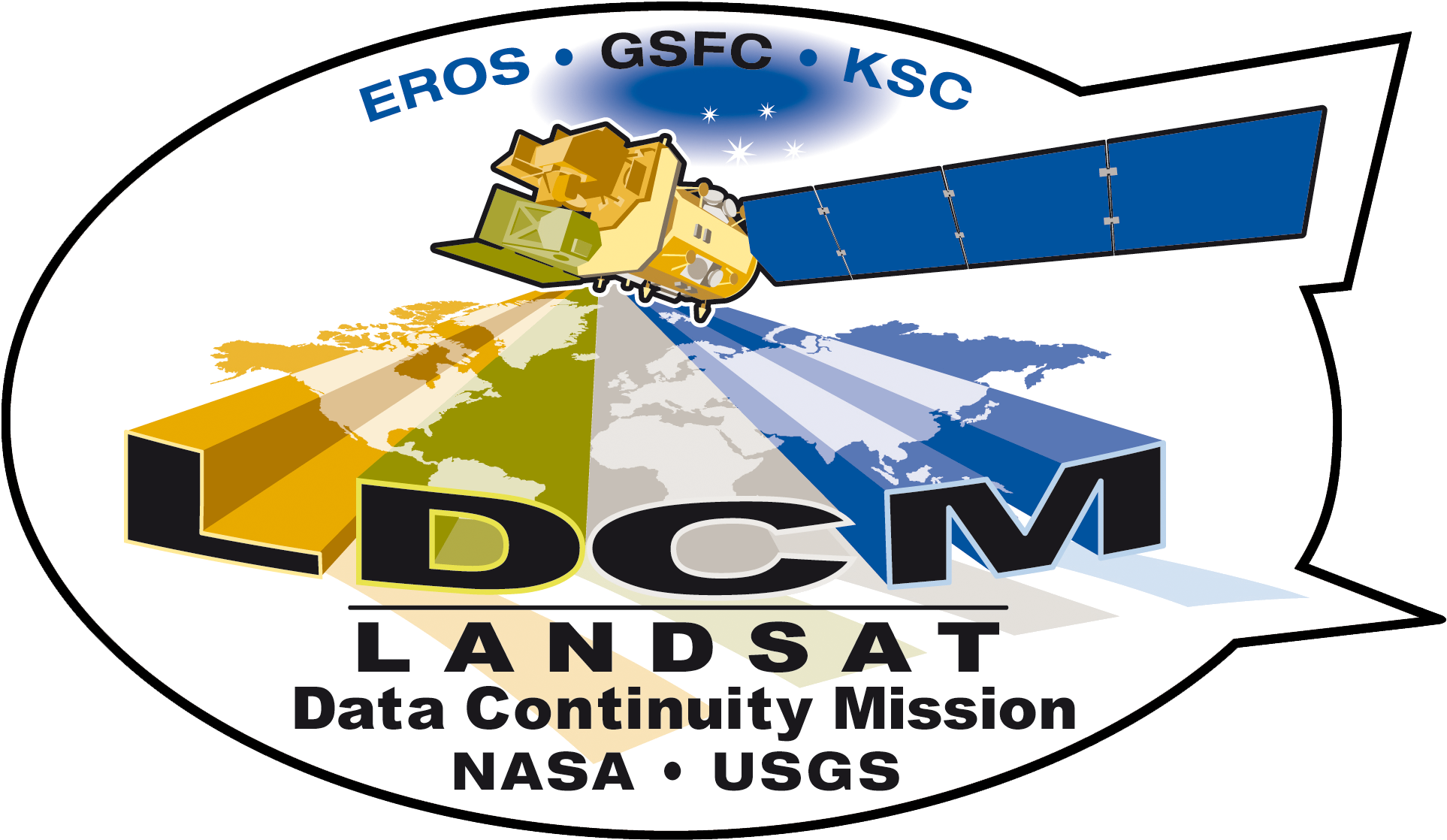 Landsat 8 Ldcm Mission Patch - Landsat 8 Logo (1930x1126)