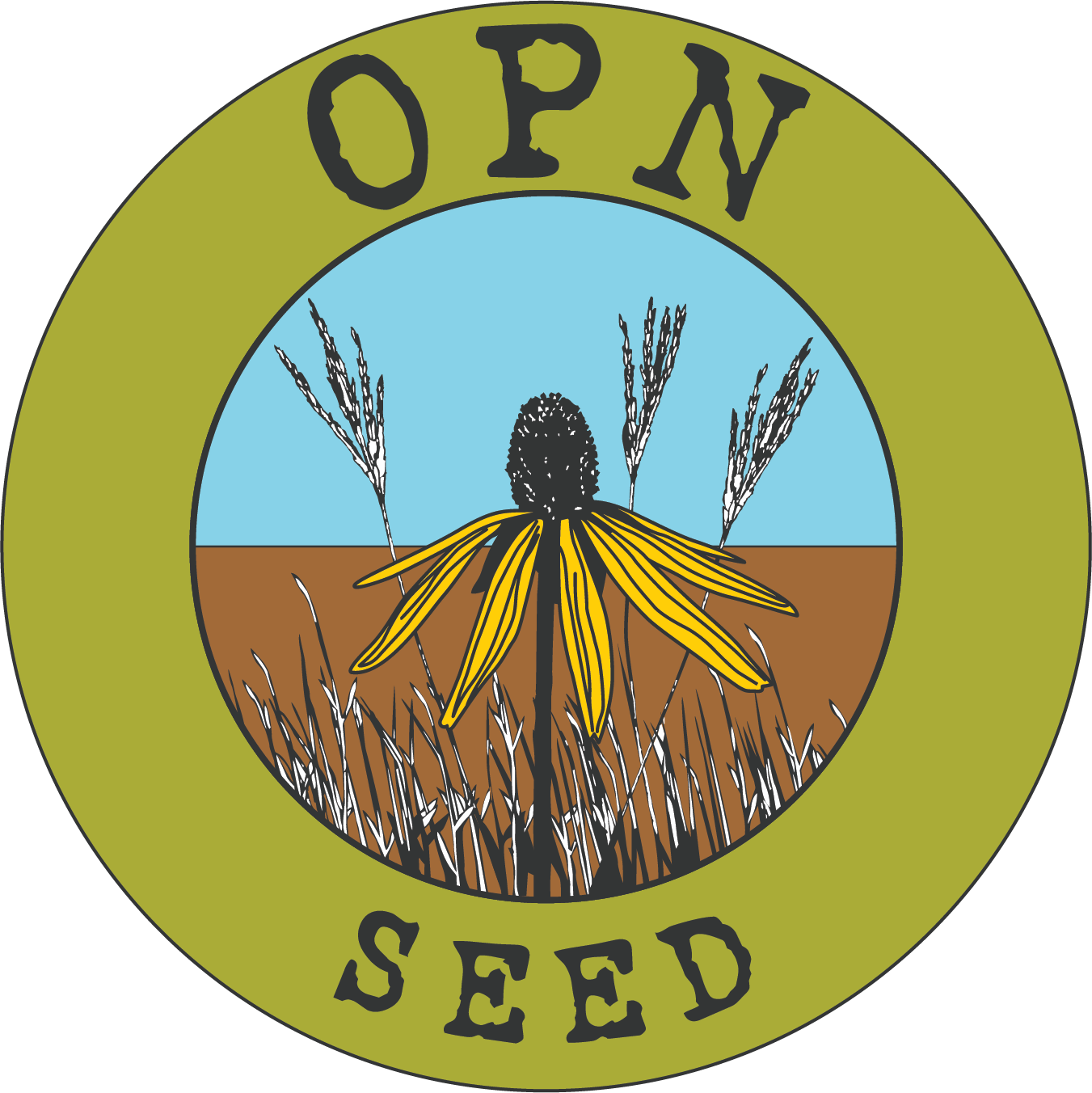 Ohio Prairie Nursery Is Doing Business As Opn Seed - Circle (1351x1352)