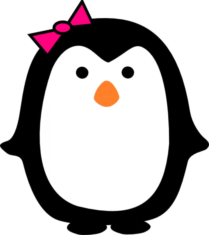 Permalink To Girl Penguin Clip Art - Transparent Background Penguin Clipart (728x820)