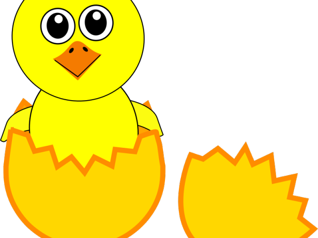 Clip Art Black And White Chick Free For Download On - Chick Cartoon (640x480)
