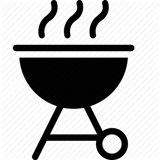 Clipart Free Stock Budicon Solid Kitchen By Food Icon - Grilling (512x512)
