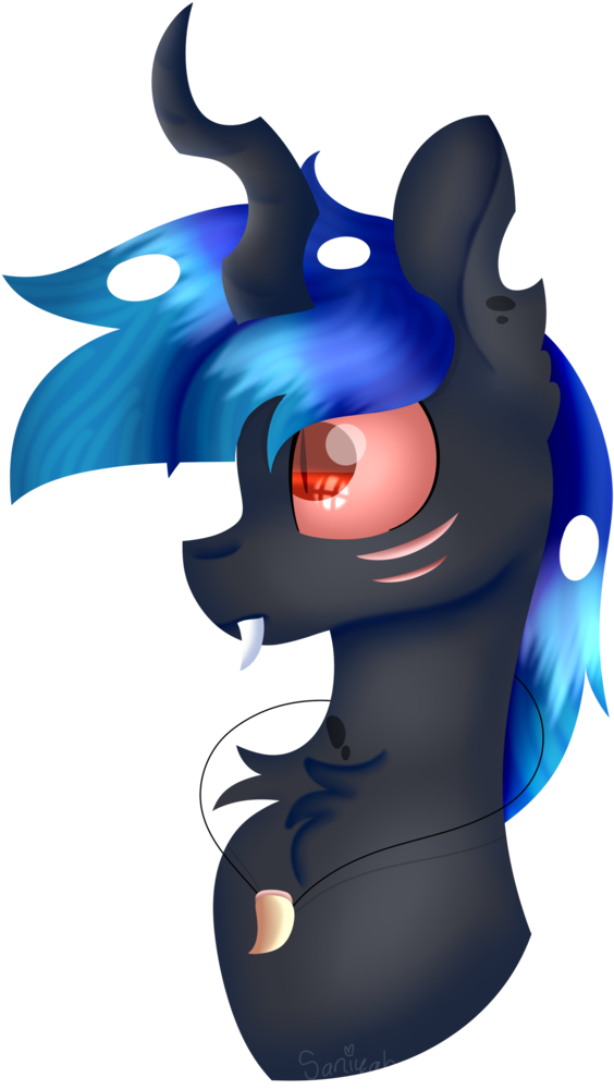 Tomboygirl45, Bust, Changeling, Male, Oc, Oc - Cartoon (659x1024)