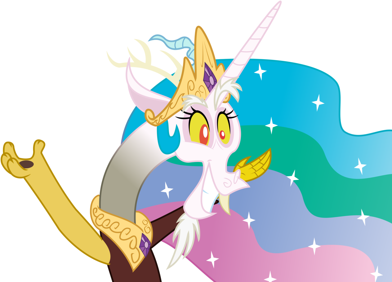 Sketchmcreations, Discord, Discord's Celestia Face, - Princess Celestia (1280x960)