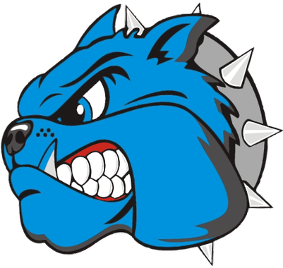 Blue Dogs Sports - Menggambar Anjing Bulldog (400x400)