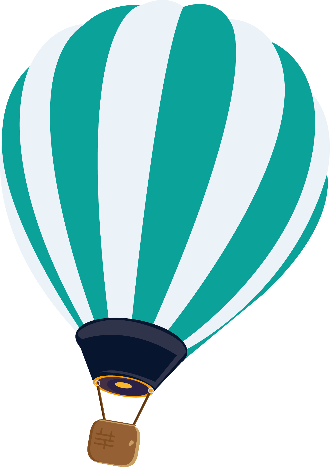 Euclidean Striped Transprent Free - Fly Balloon Vector Png (1404x1988)