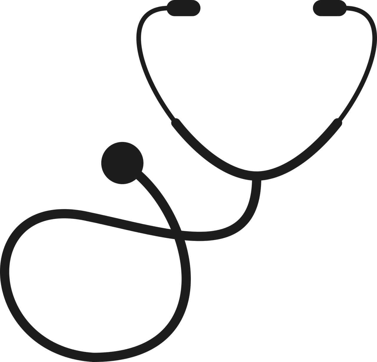 Clip Art Collection Of Free Svg - Transparent Background Stethoscope Clipart (1280x1229)