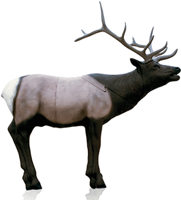Clip Art Elk 3d Archery Target With Transparent Background - 3d Deer Target Scoring (400x400)