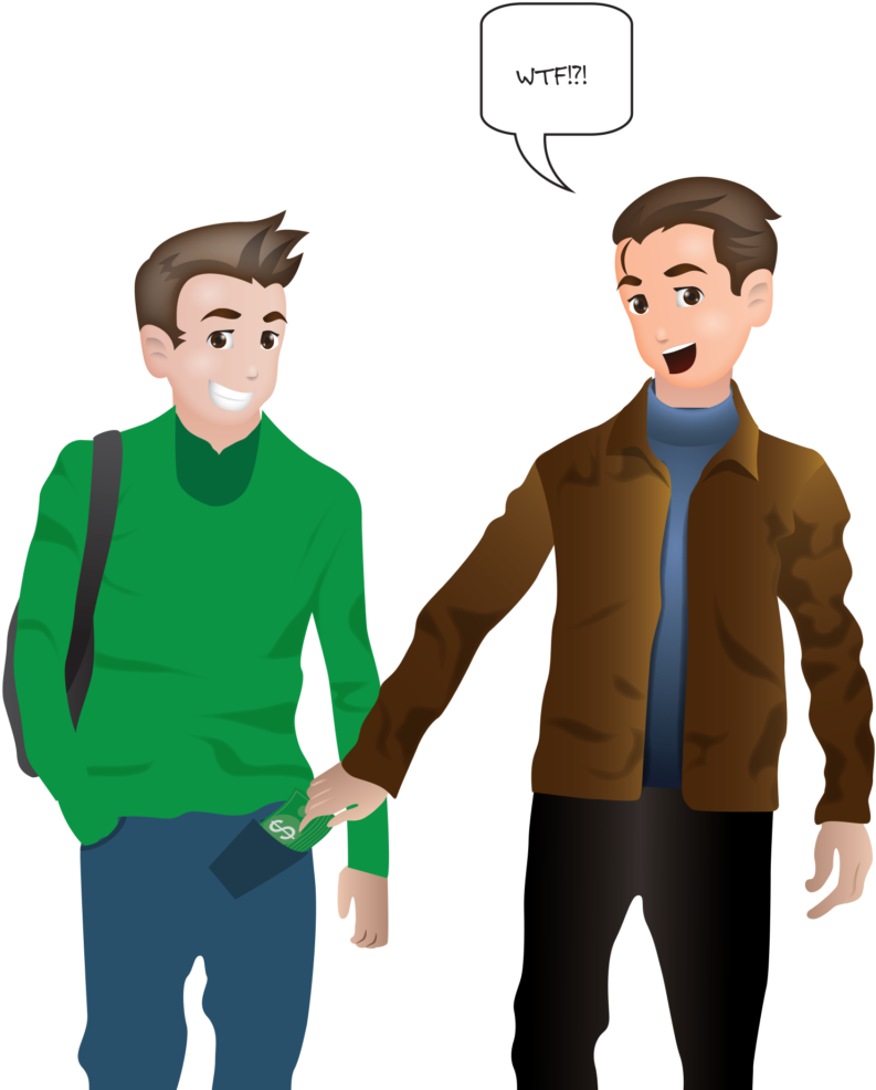 Clip Art Stock Blog Forever Wthmoney - Cartoon (823x1024)