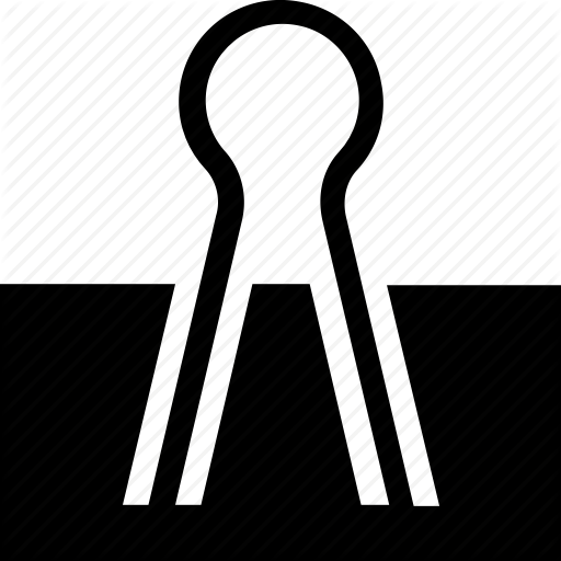 Clip Royalty Free Library Clip Binder Bulldog - Illustration (512x512)