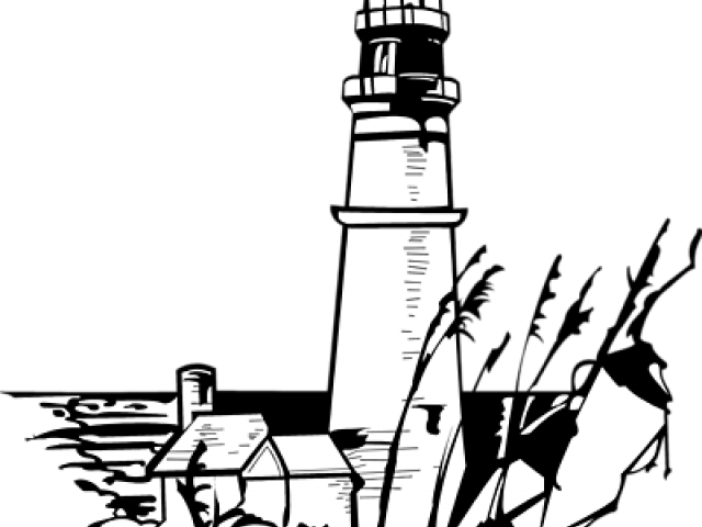 Silhouette Clipart Lighthouse - Clipart Lighthouse Transparent (640x480)