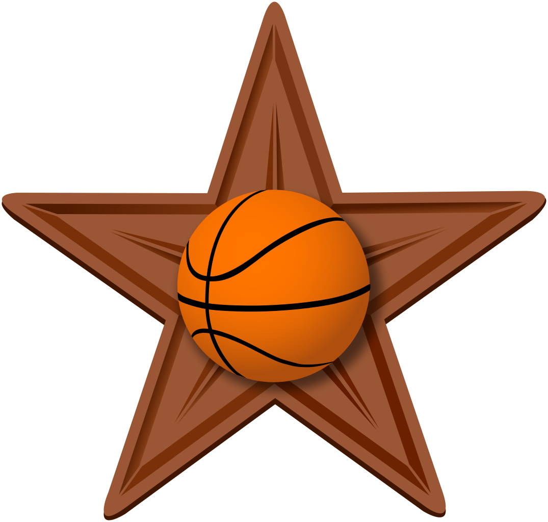 File Basketball Barnstar Hires Svg Wikimedia Commons - Star Designs Black And White (1075x1024)