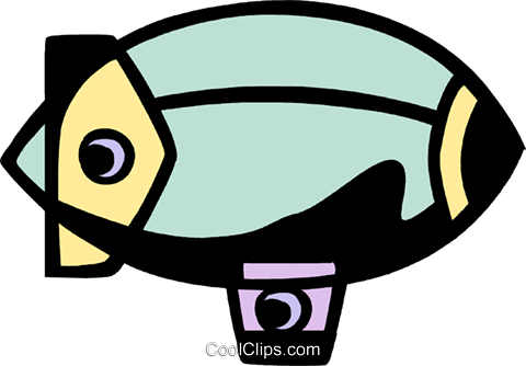 Airships Or Dirigibles Royalty Free Vector Clip Art - Airships Or Dirigibles Royalty Free Vector Clip Art (480x334)