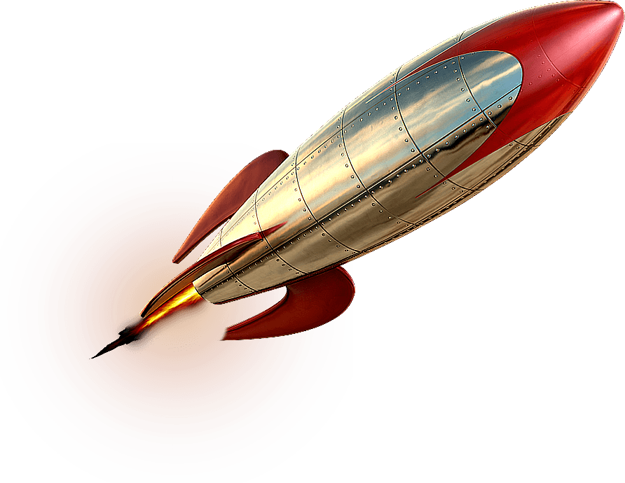 Rocket Vintage Transparent Png - Viajo Sin Ver Imagenes (892x690)