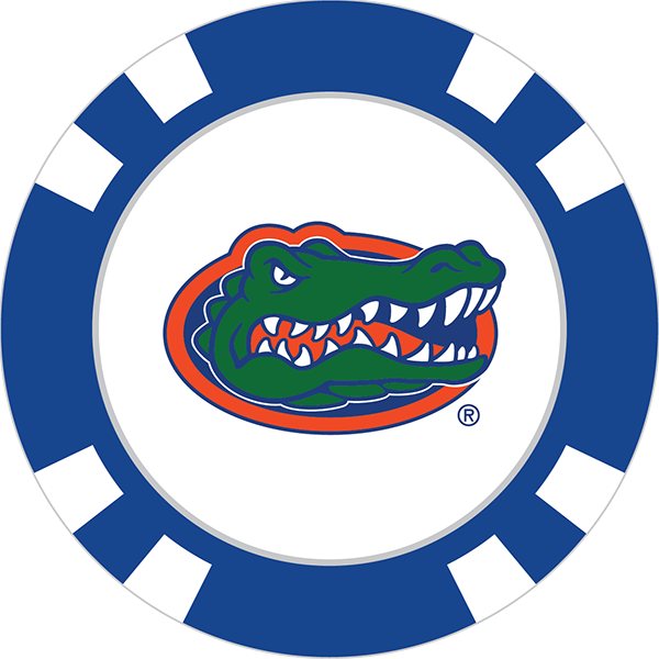 Gators Poker Chip Ball Marker Team Golf - Florida Gators Logo Transparent Background (600x600)