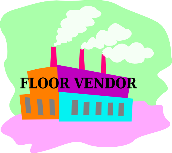 Floor Vendor Clip Art At Clker - Clip Art (600x534)
