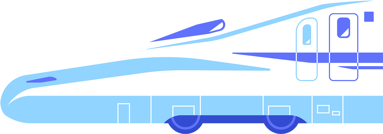 Vector Library Stock Art Of Shinkansen Being Japan - Shinkansen (1500x600)