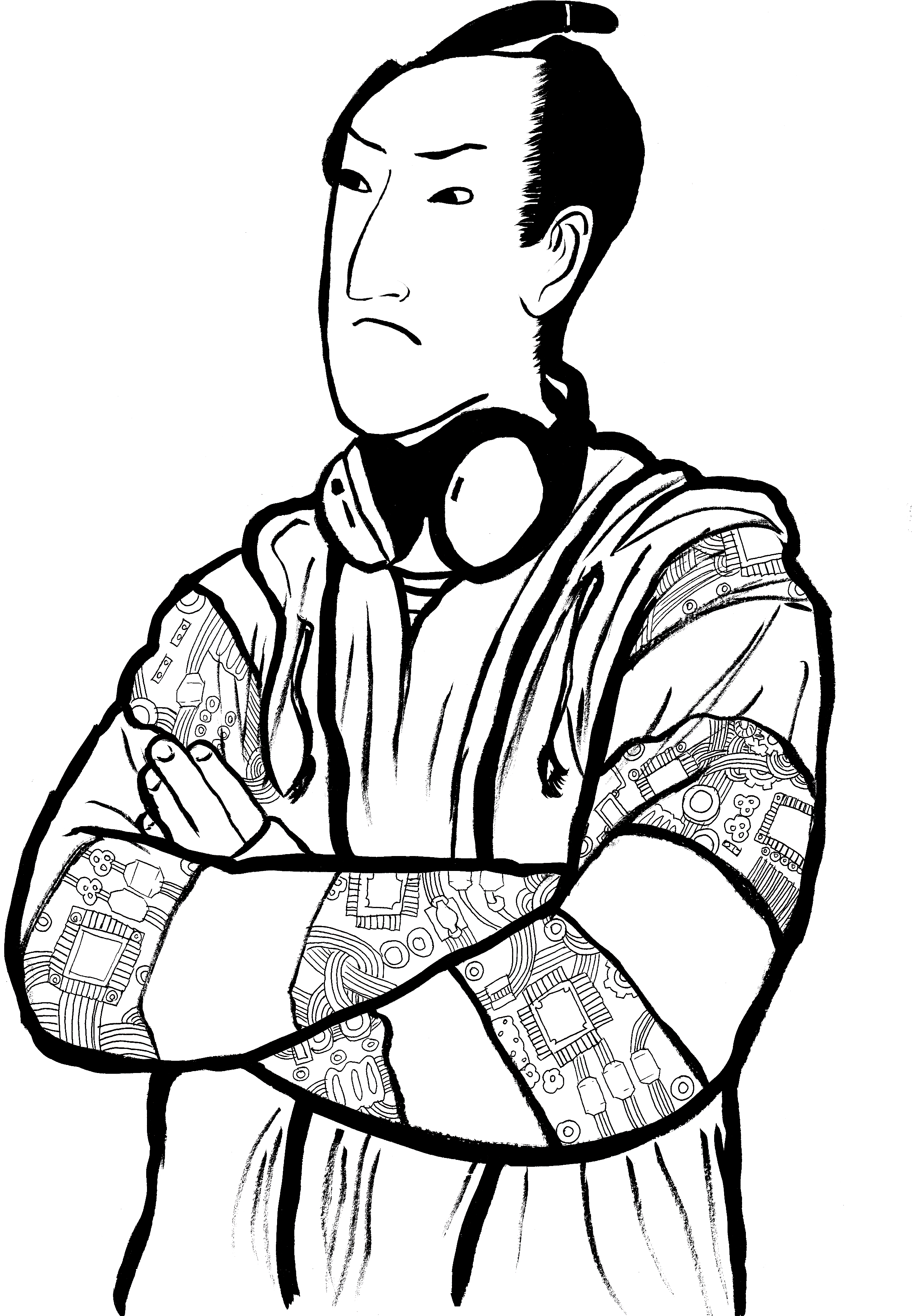 Picture Freeuse Stock Oedo Collection On Behance I - Illustration (2480x3491)