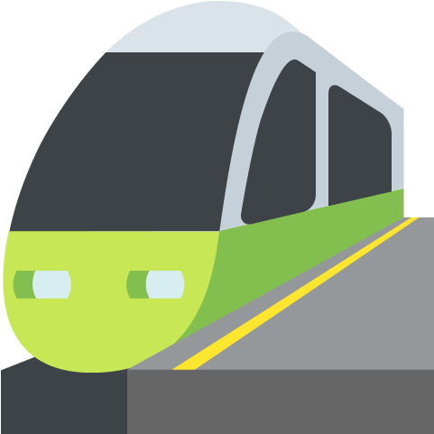 Station Emoji Clipart Train Emoji Text Messaging - Station Emoji (512x512)