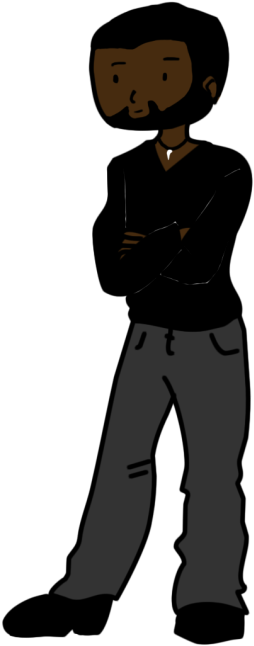 Clipart Standing Person Silhouette - The Avengers (500x719)