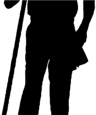 Krishna Clipart Shadow - Standing (640x480)