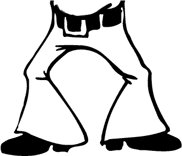 Inspirational Clipart Trousers Cartoon Pants Png Images - Slacks Cartoon Black And White (402x317)