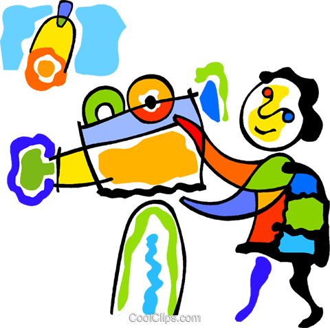 Tv Camera Royalty Free Vector Clip Art Illustration - Tv Camera Royalty Free Vector Clip Art Illustration (480x476)