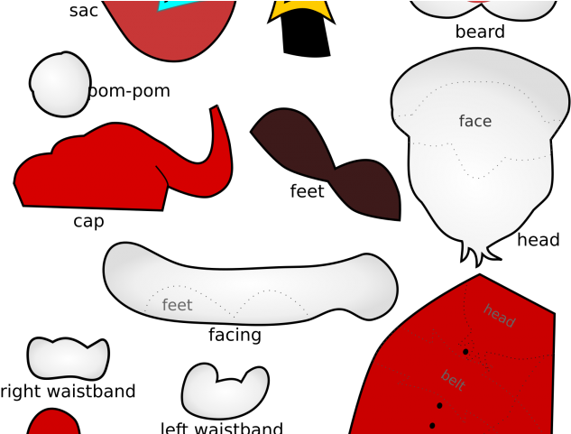Feet Clipart Santa Claus - Christmas Day (640x480)