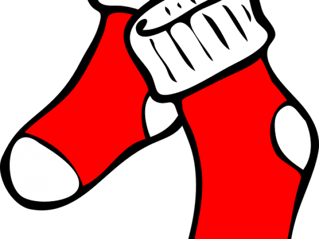 Feet Clipart Red - Clipart Socks Png (640x480)