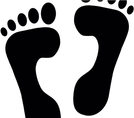 Feet Clipart Pie - Huellas De Pies Hd (640x480)
