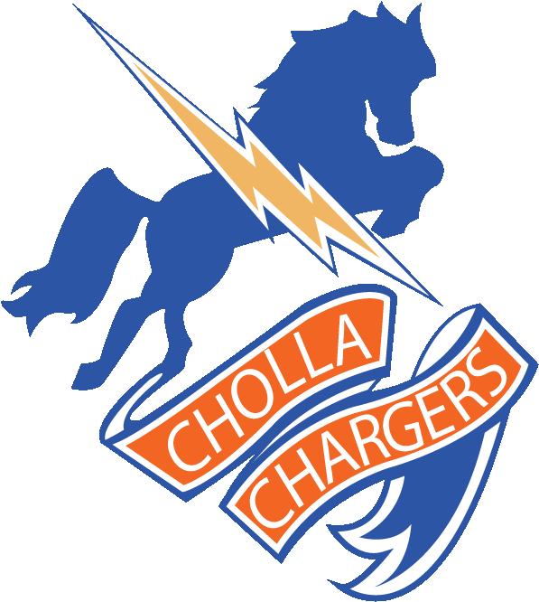 Cholla Charger - Cholla High School Logo (612x792)
