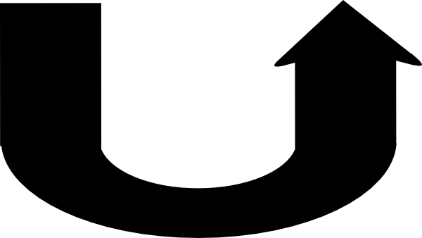 U Turn Clip Art (600x338)