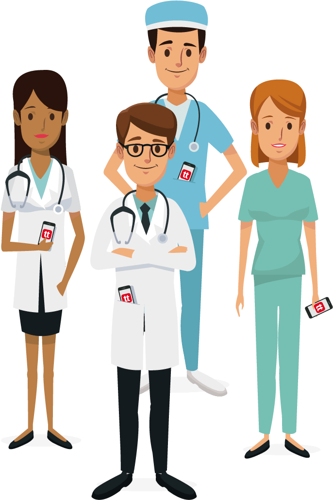 Because When Everyone Works Better Together, You Turn - Clipart Health Care Professionals (884x1060)