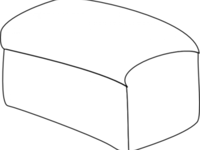 Loaf Of Bread Clipart - Bread Outline Transparent (640x480)