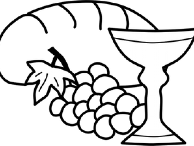 Bread Clipart Wine - La Eucaristia Para Colorear (640x480)