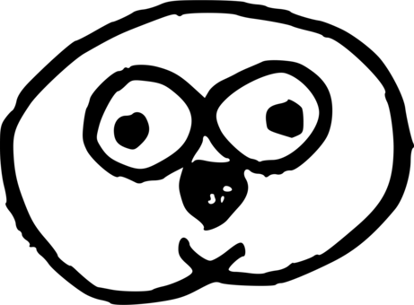 Animated Cartoon Drawing Head Face - Cizgi Kafa Png (461x340)